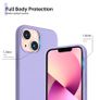 Liquid Silicone Shockproof Case For iPhone 13 Mini Luxury Soft Phone Cover Purple New - FHT4IP13MLK Image 4