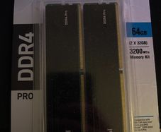 Crucial Pro DDR4 64GB (2x32GB) 3200