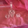 skull decanter and shot  glasses see skull picture Image 3