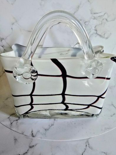 Glass Art Nouveau Handbag