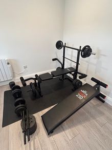 Weight bench, Weights and Sit Up bench