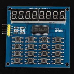TM1638 Digital 8-Bit LED Tube 16 Keys Display Module for Arduino