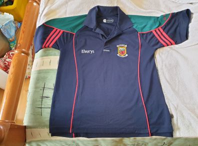 Mayo Gaelic Football Polo Shirt 2010 to 2011 Childrens 13 to 14 Years Old GAA