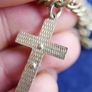 Vintage Catholic Religious Charm Bracelet length 7" Image 8