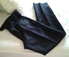 Men's Black Trousers -  W34 L33