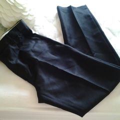 Men's Black Trousers -  W34 L33