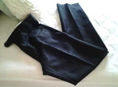 Men's Black Trousers -  W34 L33