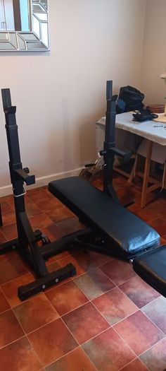 Squat Rack + Bench Combo