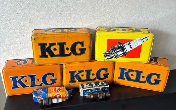 Vintage KLG Spark Plug Advertising Collection