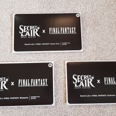 Magic The Gathering Final Fantasy secret lairs