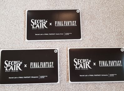 Magic The Gathering Final Fantasy secret lairs