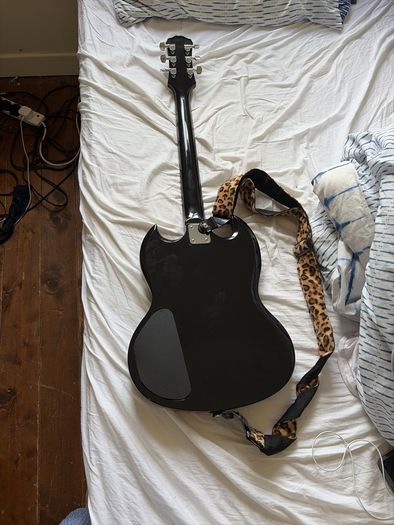 Epiphone SG with EMG 81/85 active pickups and EMG Afterburner