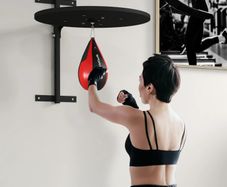 Wall Mounted Speed Bag Platform, Height Adjustable Punching Bag, Training Kit