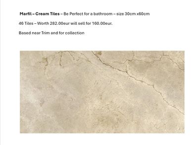 Marfil Cream Tiles 30cm X 60cm For Sale (46)