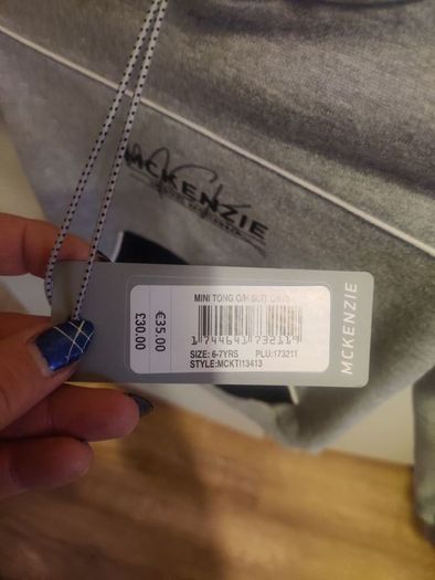 BNWT McKenzie boys grey hoodie age 6 years Postage included