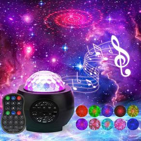 BIG SALE Star Lights Projector, 3 in 1 LED Night Galaxy Starry Light Projector for Bedroom, Space Projector Decorative Galaxy Light Sky Star Lite Bluetooth USB Colour Changing Music Night Light for Kids Adults
