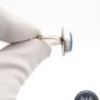925 Vintage Sterling Silver Marquise Kyanite Ring Image 7