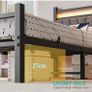 Bed frame with Headboard and USB Charging Station Image 3
