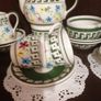 Fiona Bradley hand painted pottery tea set Image 2
