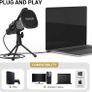 Condenser Computer PC Mic with Tripod Stand, Pop Filter, Shock Mount for Gaming, Streaming, Podcasting, YouTube, Skype, Twitch, Discord, Compatible with Laptop Desktop Image 8