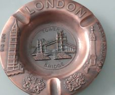 brass ashtray
