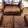 Leather Two Seater Sofas and 3,2, 1 Sofas for Sale Image 2
