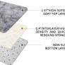 Rugs Living Room 120x160cm, Grey Area Rugs for Bedroom, Washable Anti Slip Extra Large Shaggy Soft Rug Fluffy Modern Floor Carpets Mat Beside Carpet for Kids Living Room Image 3