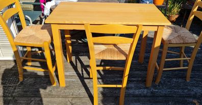 Free Beechwood Bar Table + 3 Half Price Chairs