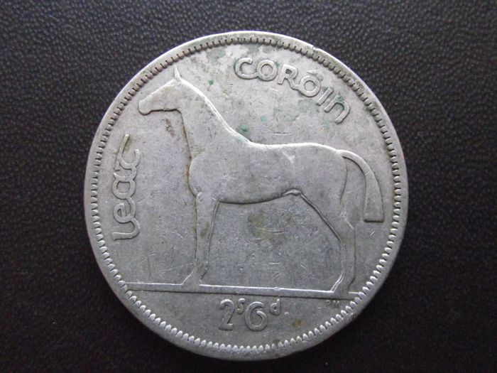 1941 Irish Republic. Set of 3 Silver Coins: Half Crown&Florin&Shilling