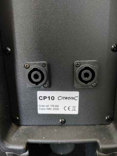 Citronic CP10 Passive 250w RMS Speakers (Pair)