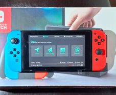 Nintendo Switch with Box - (Modded)