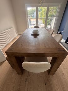 Solid Wood Dining Table Set