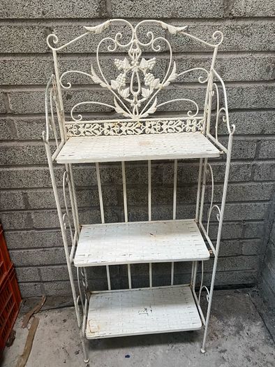 antique garden folding shelf stand