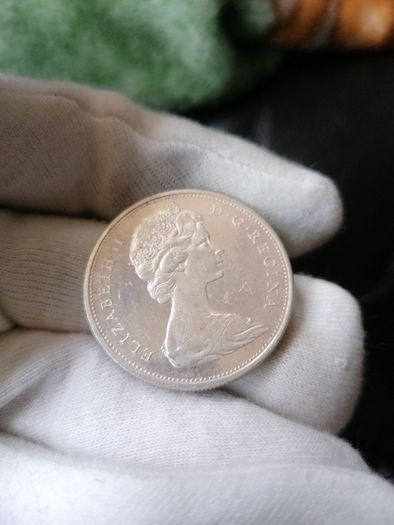 1965 Canada Silver Dollar Coin