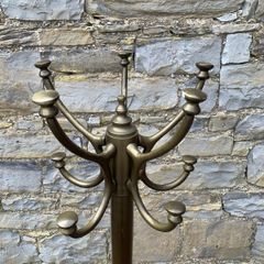 Heavy Bronze Effect Coat and Hat Stand.
