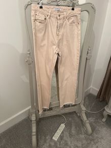 Cream / Beige Jeans size 14