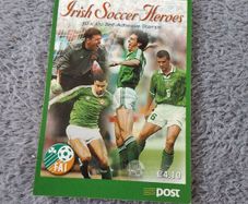 Irish Soccer Heroes self adhesive stamp booklet