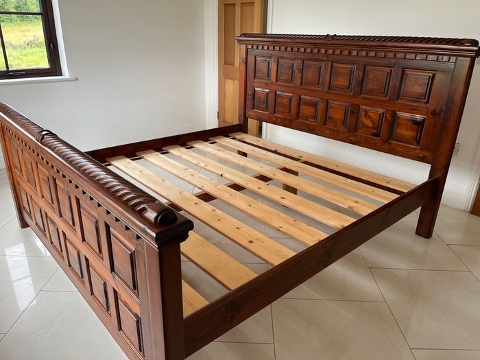 Solid Heavy Bed Frame
