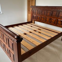 Solid Heavy Bed Frame