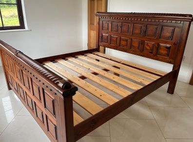 Solid Heavy Bed Frame