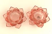 Carolyn Donnelly Pink Lotus Tea Light Holders