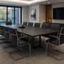 12 Genuine Milani Italian Conference Boardroom Chairs As New Condition Image 6