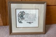 Vintage Framed Irish Welcoming Prayer Print