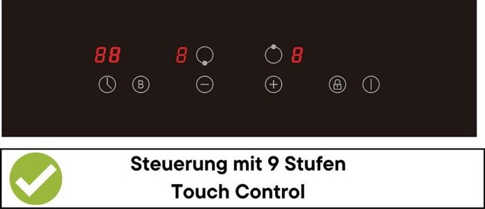 German Quality Induction Hob 2 Zone Brand New