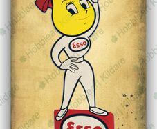Esso oil drop girl Classic car garage metal tin metal sign