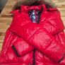 Superdry red puffa jacket Image 2
