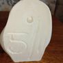 Vintage Hand Cast Chalk Ware Mary & Child. Image 7