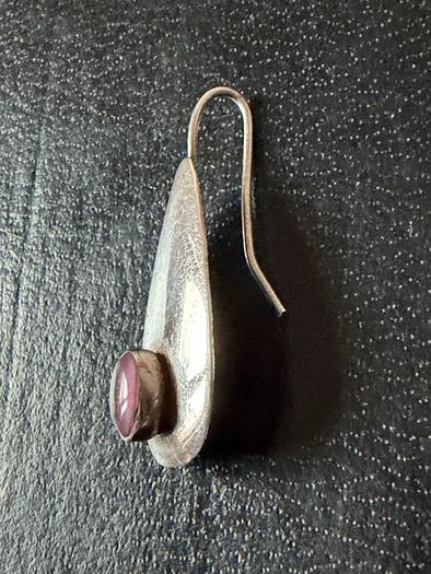 silver earrings