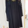 Jasmine Black Dress with Lace - Size 14 Image 5