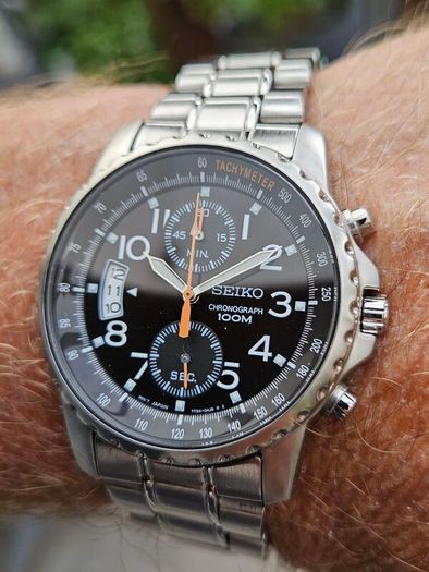 Watch Seiko Chronograph.